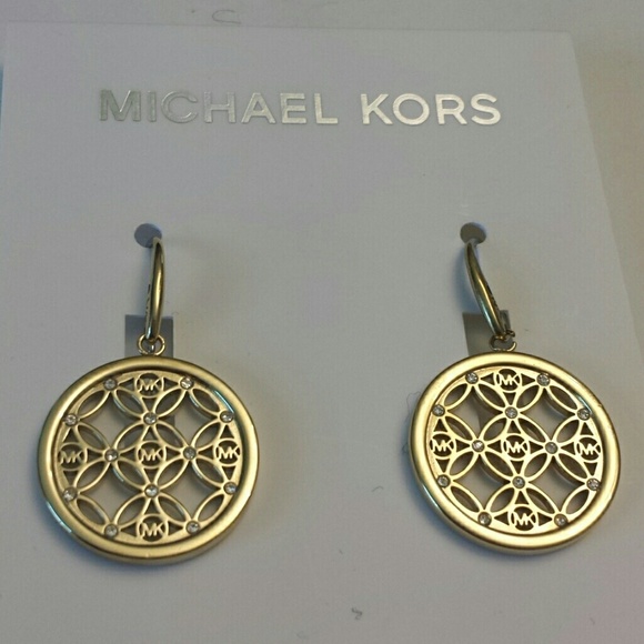 michael kors monogram earrings